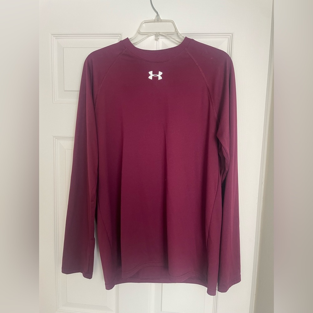 Mens Maroon Under Armour Long Sleeve